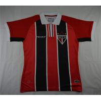 2015 Sao Paulo FC Away Red&Black Jersey Shirt