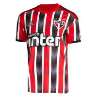19-20 Sao Paulo Away Black&Red Soccer Jerseys Shirt