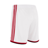 19-20 Ajax White Home White Soccer Jerseys Short