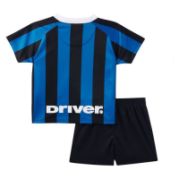 19-20 Inter Milan Home Blue&Black Children's Jerseys Kit(Shirt+Short)