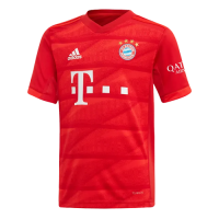 19-20 Bayern Munich Home Red Jerseys Kit(Shirt+Short)