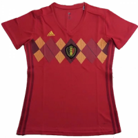 2018 World Cup Belgium Home Women's Soccer Jersey Shirt