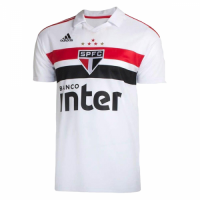 18-19 Sao Paulo Home White Soccer Jersey Shirt