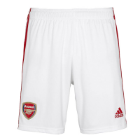 19/20 Arsenal Home White Soccer Jerseys Short