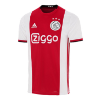 19-20 Ajax Home Red&White Soccer Jerseys Shirt(Player Version)