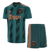 19-20 Ajax Away Green Soccer Jerseys Kit(Shirt+Short)