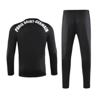 19-20 PSG Black&White Sweat Shirt Kit(Top+Trouser)