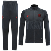 19-20 PSG Black&Gray High Neck Collar Training Kit(Jacket+Trousers)