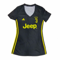 18-19 Juventus Third Away Black Women's Jersey Shirt