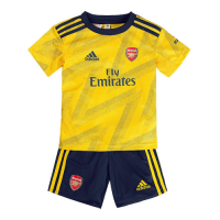 19/20 Arsenal Away Yellow Children's Jerseys Kit(Shirt+Short)