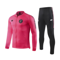 19/20 PSG Pink V-Neck Training Kit(Jacket+Trouser)