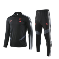 19/20 Juventus Black Sweat Shirt Kit(Top+Trouser)
