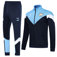 19/20 Manchester City Navy Training Kit(Jacket+Trouser)