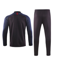 19/20 Barcelona Red Zipper Sweat Shirt Kit(Top+Trouser)