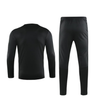 19/20 Olympique Lyonnais Black Sweat Shirt Kit(Top+Trouser)