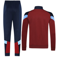 19/20 Manchester City Dark Red Training Kit(Jacket+Trouser)