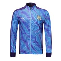 19/20 Manchester City Purple High Neck Collar Training Jacket(Player Version)