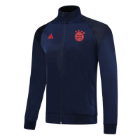 19/20 Bayern Munich Navy High Neck Collar Training Jacket(Player Version)