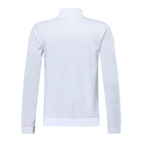 19/20 Real Madrid White High Neck Collar Training Jacket
