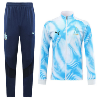19-20 Marseilles Light Blue&White Player Version Training Kit(Jacket+Trouser)