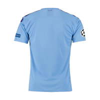 19/20 UCL Manchester City Home Blue Jerseys Shirt