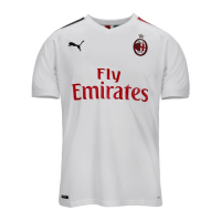 19/20 AC Milan Away White Soccer Jerseys Shirt(Player Version)