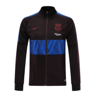 19/20 Barcelona Dark Red High Neck Collar Training Jacket
