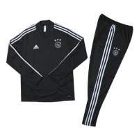 Kids 19/20 Ajax Black Sweat Shirt Kit(Top+Trouser)