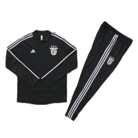 Kids 19/20 Benfica Black Sweat Shirt Kit(Top+Trouser)