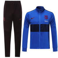 19/20 Barcelona Blue High Neck Collar Training Kit(Jacket+Trouser)