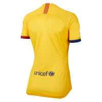 19/20 Barcelona Away Yellow Women's Jerseys Shirt