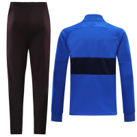 19/20 Barcelona Blue High Neck Collar Training Kit(Jacket+Trouser)