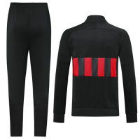 19/20 Atletico Madrid Black High Neck Collar Training Kit(Jacket+Trouser)