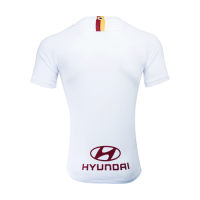 19-20 Roma Away White Soccer Jerseys Kit(Shirt+Short+Socks)