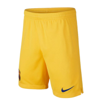 19/20 Barcelona Away Yellow Soccer Jerseys Short