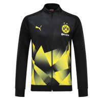 19/20 Borussia Dortmund Black High Neck Collar Training Jacket