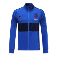 19/20 Barcelona Blue High Neck Collar Training Jacket