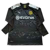 19/20 Borussia Dortmund Away Black Long Sleeve Jerseys Shirt