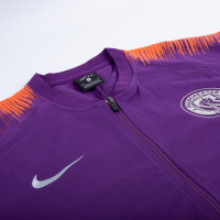 18-19 Manchester City Purple&Orange V-Neck Training Jacket