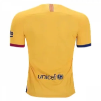 19-20 Barcelona Away Yellow Soccer Jerseys Shirt(Player Version)