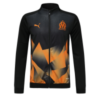 19/20 Marseilles Black&Orange High Neck Collar Training Jacket