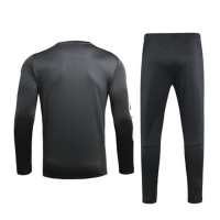 19/20 PSG Black O-Neck Sweat Shirt Kit(Top+Trouser)