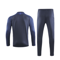 19/20 Chelsea Navy Zipper Sweat Shirt Kit(Top+Trouser)