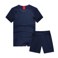 PSG Style Customize Team Navy Soccer Jerseys Kit(Shirt+Short)