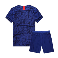 Chelsea Style Customize Team Blue Soccer Jerseys Kit(Shirt+Short)