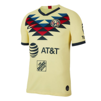 19/20 Club America Home Yellow Soccer Jerseys Shirt(Player Version)