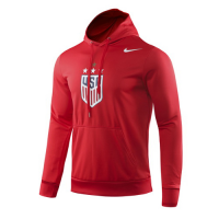 2019 USA NK 4-Star Crest Red Hoodie Sweater