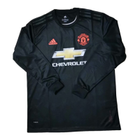 19/20 Manchester United Third Away Black Long Sleeve Jerseys Shirt