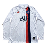 19/20 PSG Third Away White Long Sleeve Soccer Jerseys Shirt