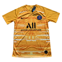 19/20 PSG Goalkeeper Yellow Soccer Jerseys Shirt